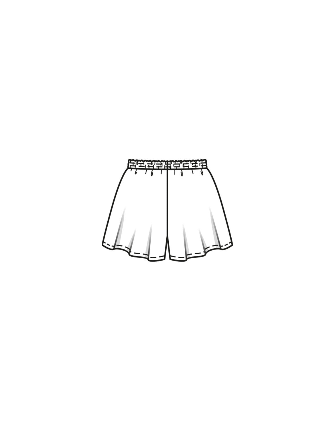 PDF-symønster - Burda 07/2023 #129 - Shorts - Dame | Billede 8