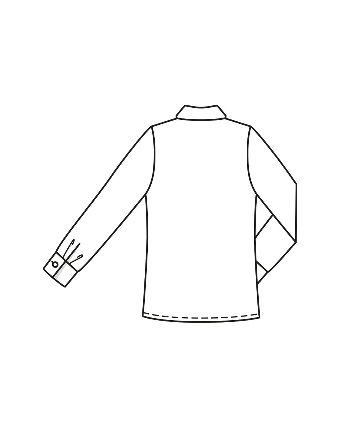 PDF-symønster - Burda 08/2023 #110 - Skjorte - Dame | Billede 6