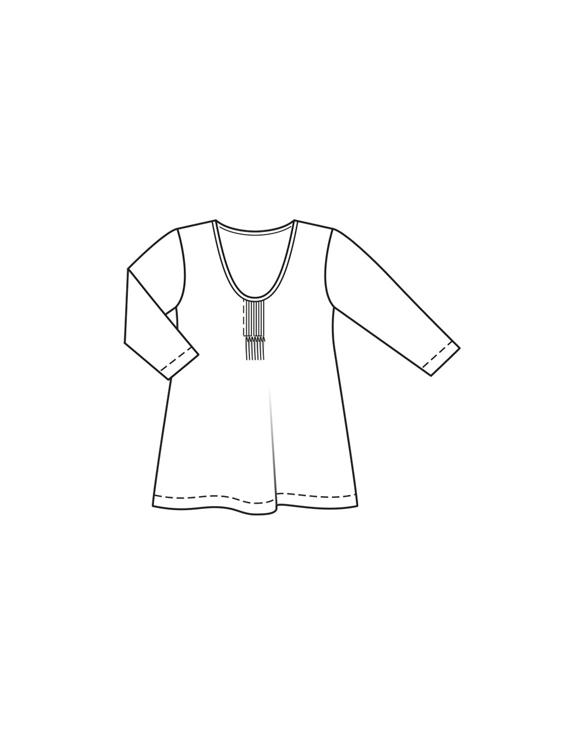 PDF-symønster - Burda 08/2023 #117 - Bluse Skjorte - Dame | Billede 10