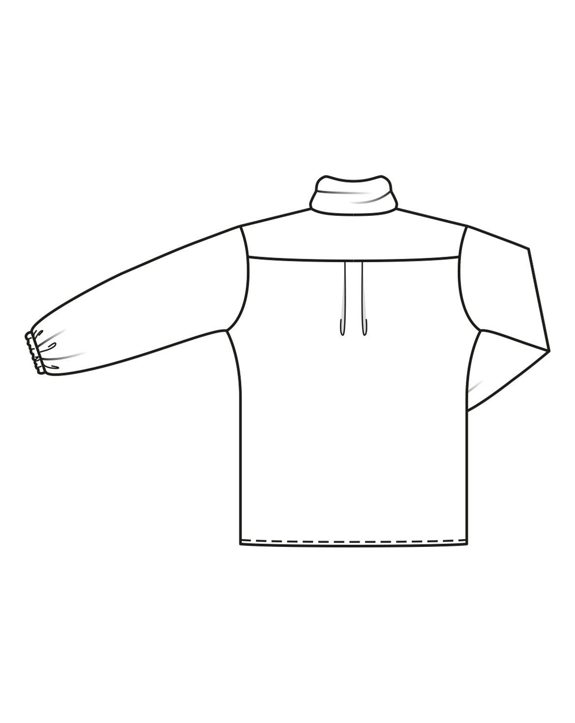 PDF-symønster - Burda 09/2023 #116 - Bluse Skjorte - Dame | Billede 8