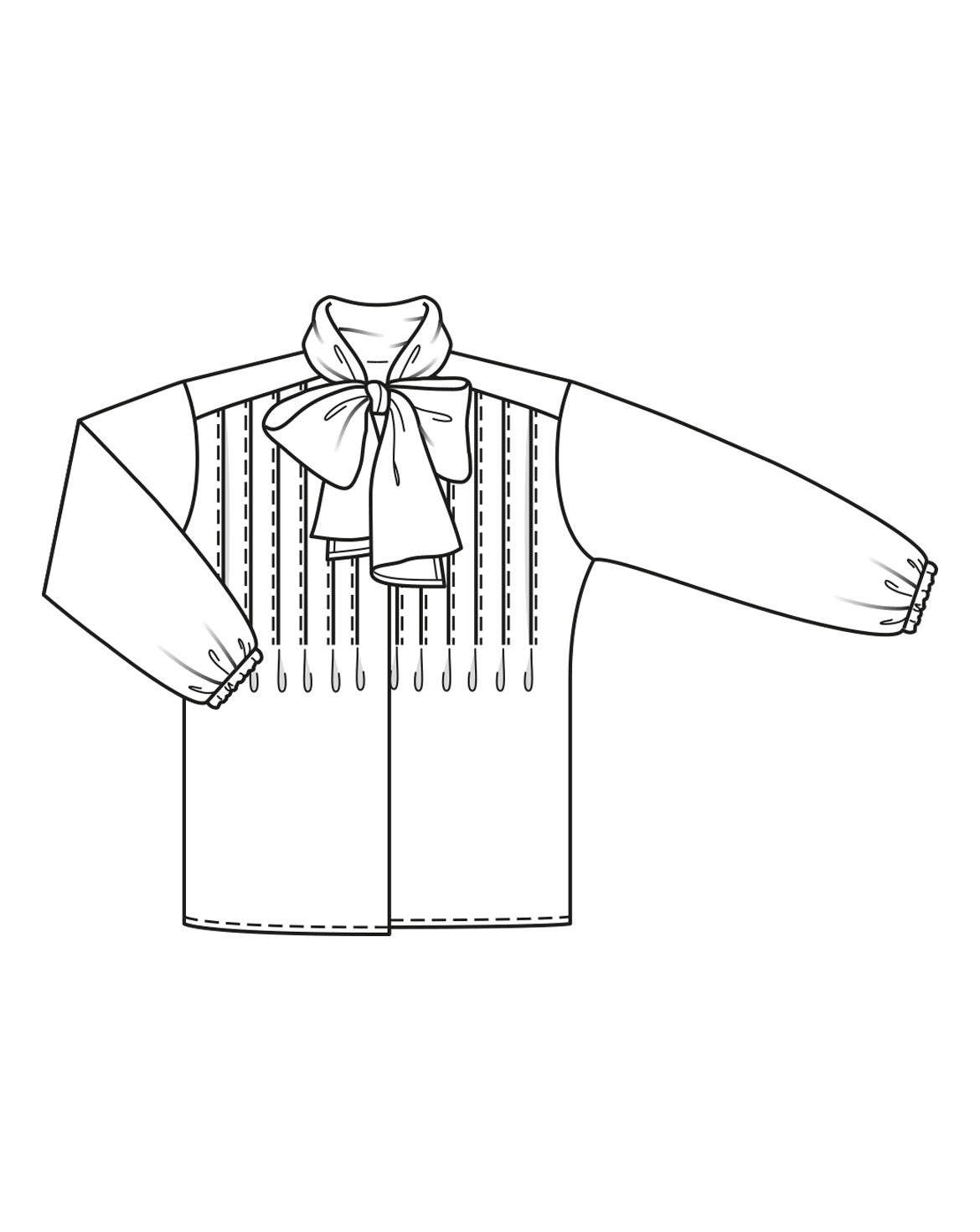 PDF-symønster - Burda 09/2023 #116 - Bluse Skjorte - Dame | Billede 7