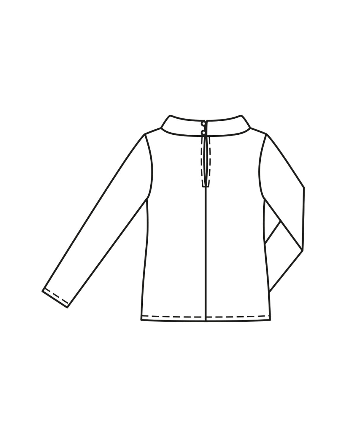 PDF-symønster - Burda 10/2023 #117 - Bluse Bukser Nederdel Skjorte - Dame - Business | Billede 6