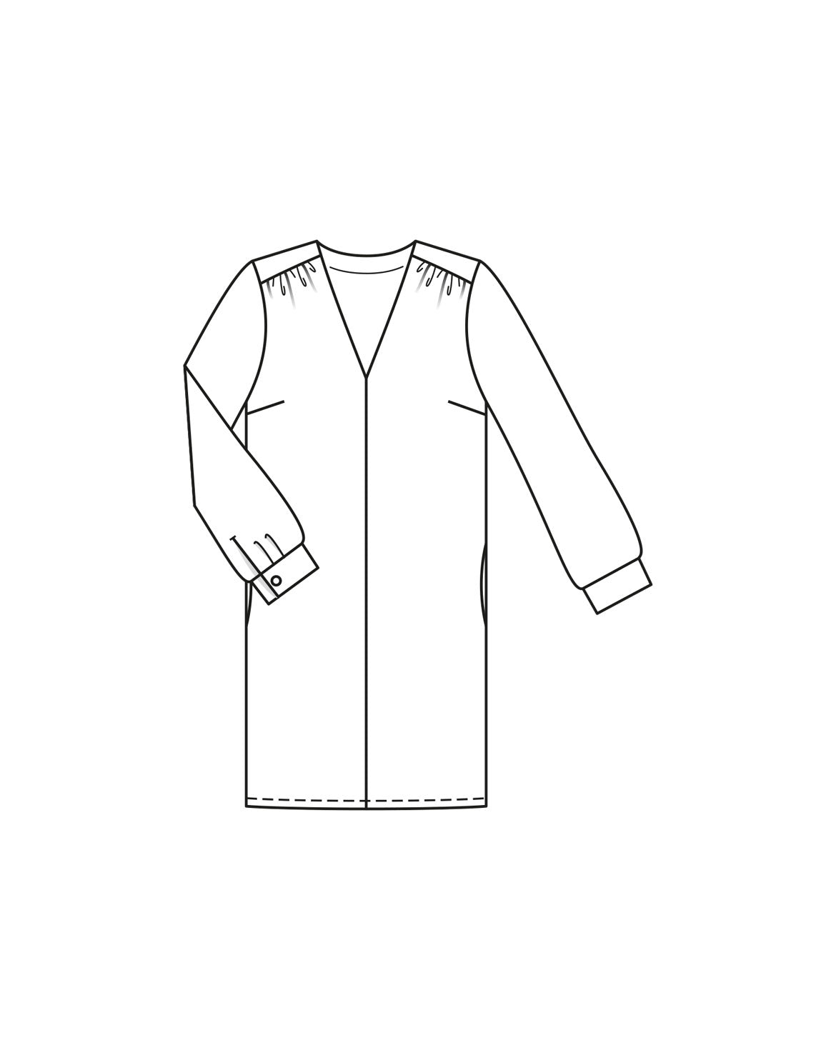 PDF-symønster - Burda 10/2023 #119 - Kjole Tunika - Dame | Billede 5