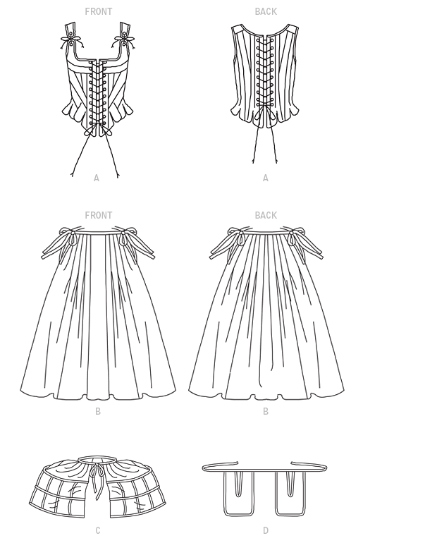 Symønster McCall´s 2003 - Frakke Top Nederdel Kostume | Billede 5