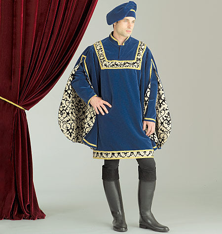 Symønster McCall´s 2007 - Tunika Historisk kostume - Herre - Hat | Billede 1