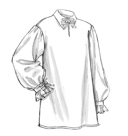 Symønster McCall´s 2038 - Skjorte - Dame Herre | Billede 4