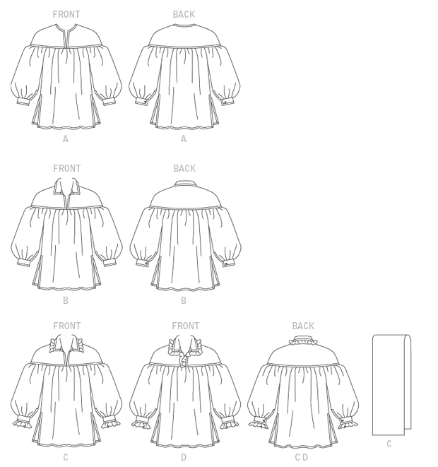 Symønster McCall´s 2059 - Skjorte Historisk kostume - Herre | Billede 6