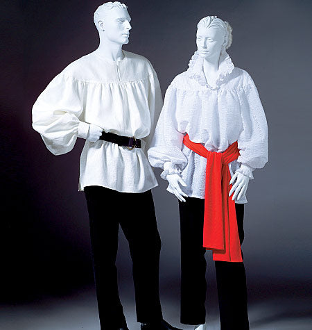 Symønster McCall´s 2059 - Skjorte Historisk kostume - Herre | Billede 1