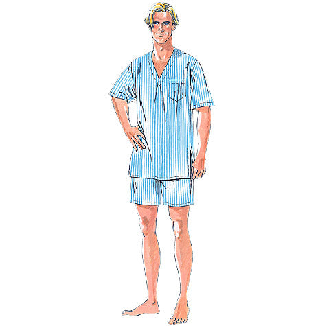 Symønster McCall´s 6231 - Pyjamas - Herre | Billede 5