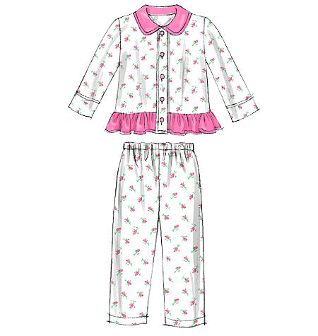 Symønster McCall´s 6458 - Pyjamas - Pige Dreng | Billede 4
