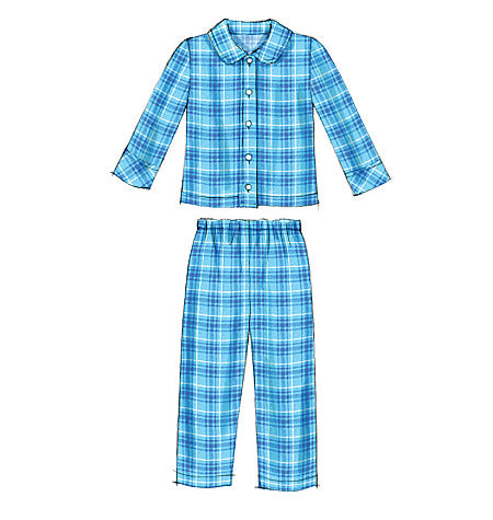 Symønster McCall´s 6458 - Pyjamas - Pige Dreng | Billede 5