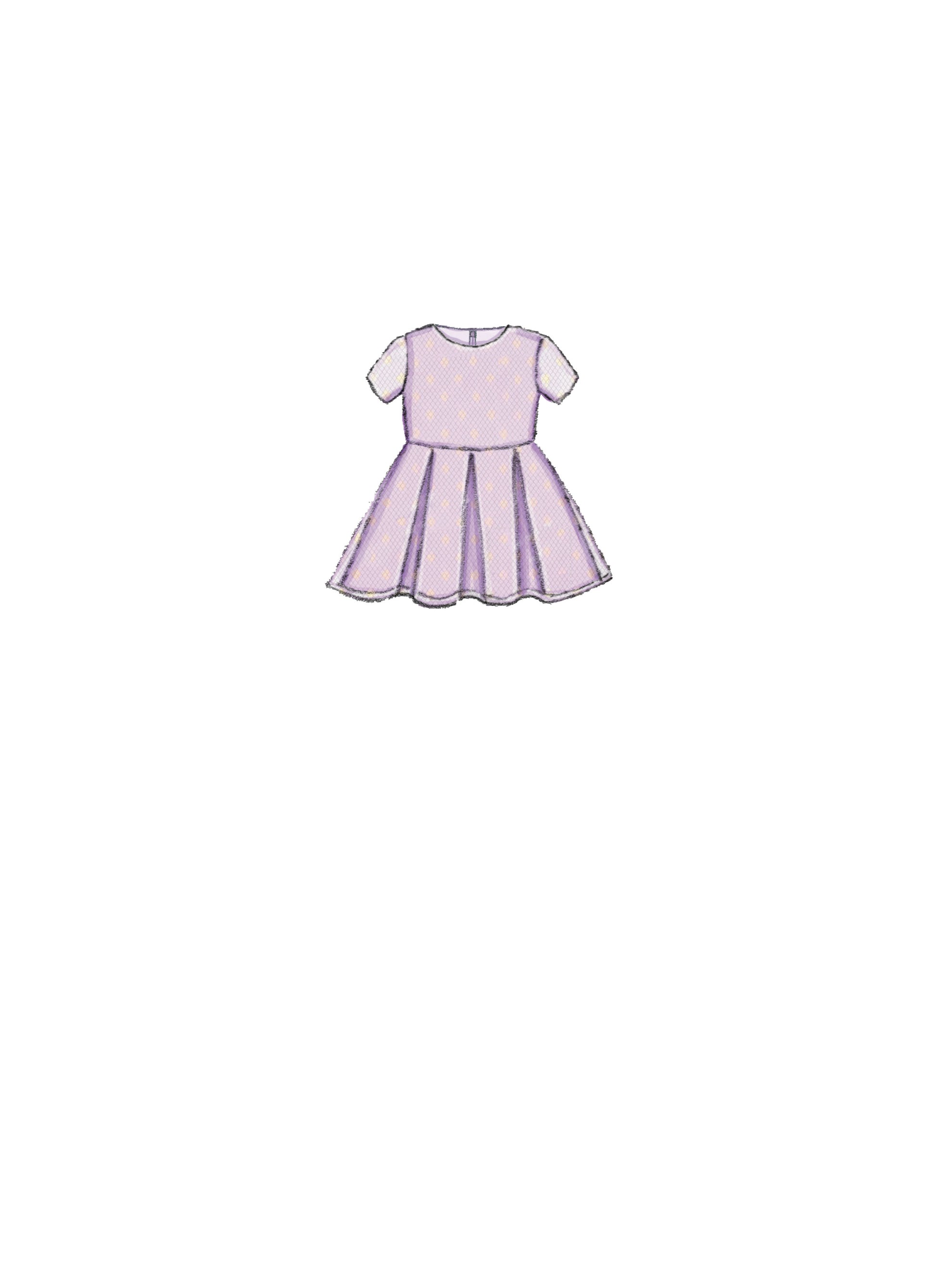 Symønster McCall´s 7707 - Kjole Frakke Nederdel - Pige - Dukketøj | Billede 6