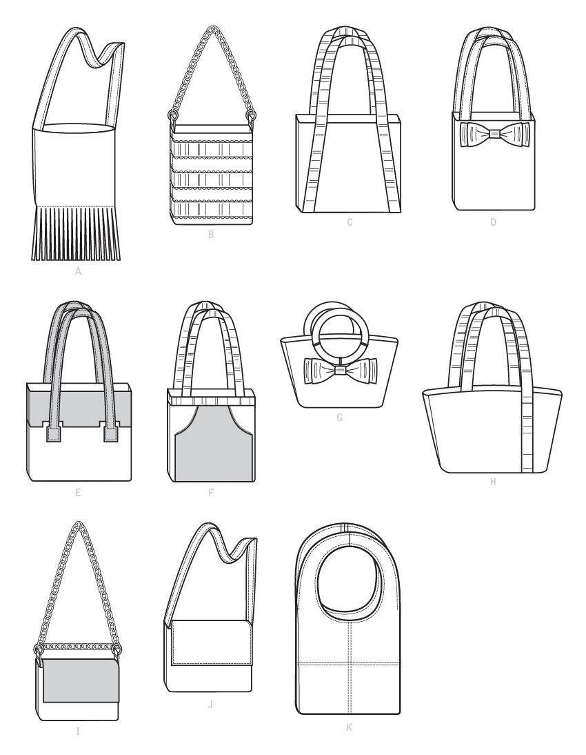 Symønster McCall´s 7820 - Dukketøj Taske | Billede 4