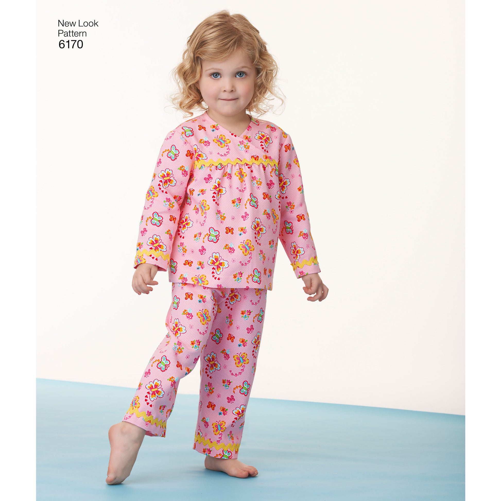 Symønster New Look 6170 - Top Bukser Pyjamas - Baby | Billede 1
