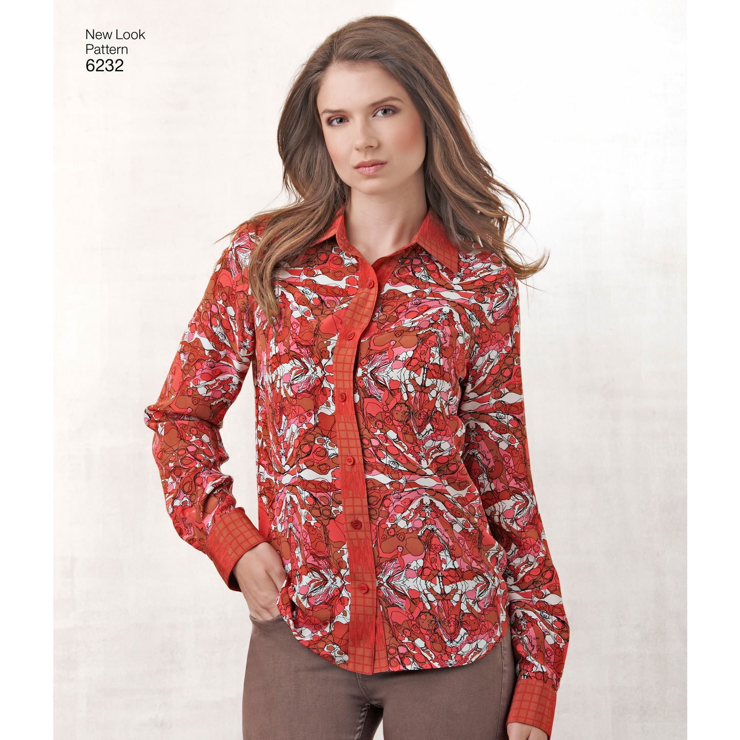 Symønster New Look 6232 - Skjorte - Dame | Billede 2