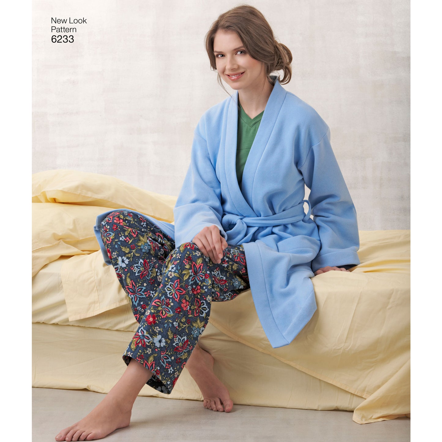 Symønster New Look 6233 - Top Bukser Pyjamas - Dame Herre | Billede 1