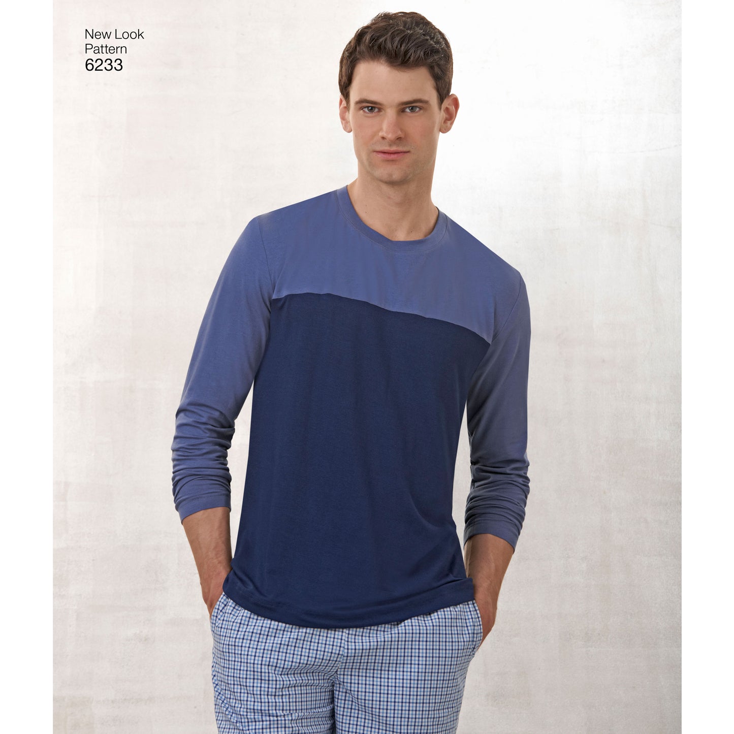 Symønster New Look 6233 - Top Bukser Pyjamas - Dame Herre | Billede 4