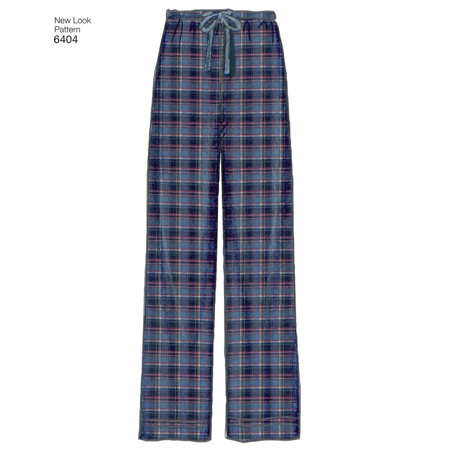 Symønster New Look 6404 - Top Bukser Skjorte Pyjamas - Dame Herre | Billede 6