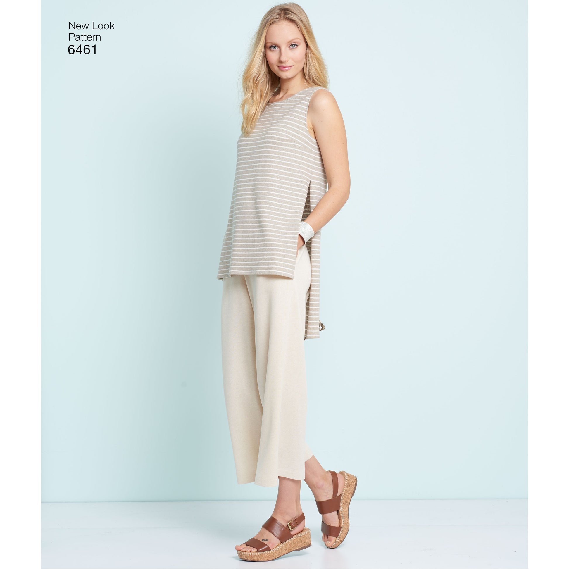 Symønster New Look 6461 - Kjole Top Tunika Bukser Skjorte - Dame | Billede 2