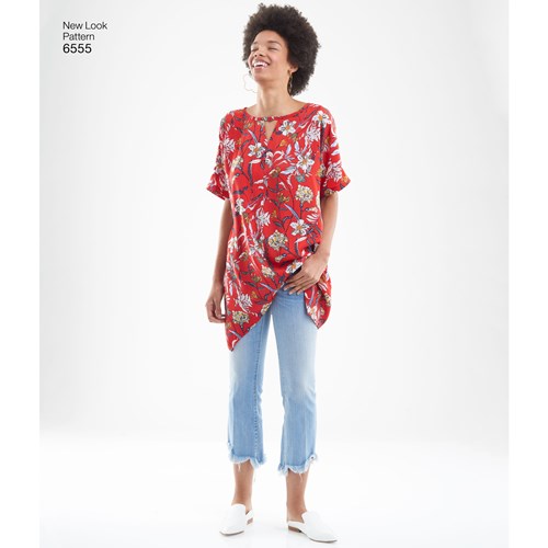 Symønster New Look 6555 - Bluse Skjorte - Dame | Billede 1