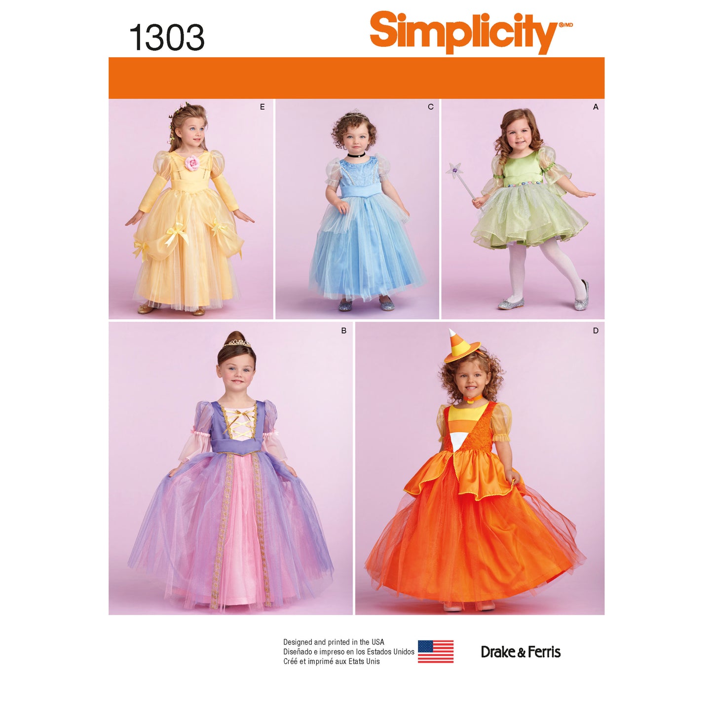 Symønster Simplicity 1303 - Kostume - Baby - Karneval | Billede 8