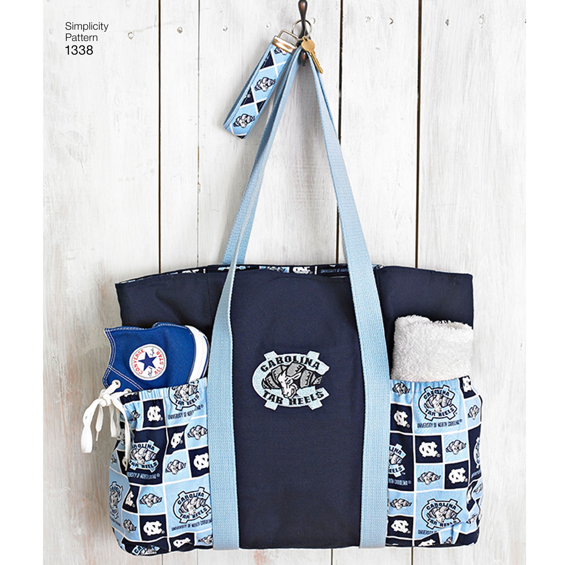 Symønster Simplicity 1338 - Tote Bags in Three Sizes, Backpack and Coin Purse | Billede 5