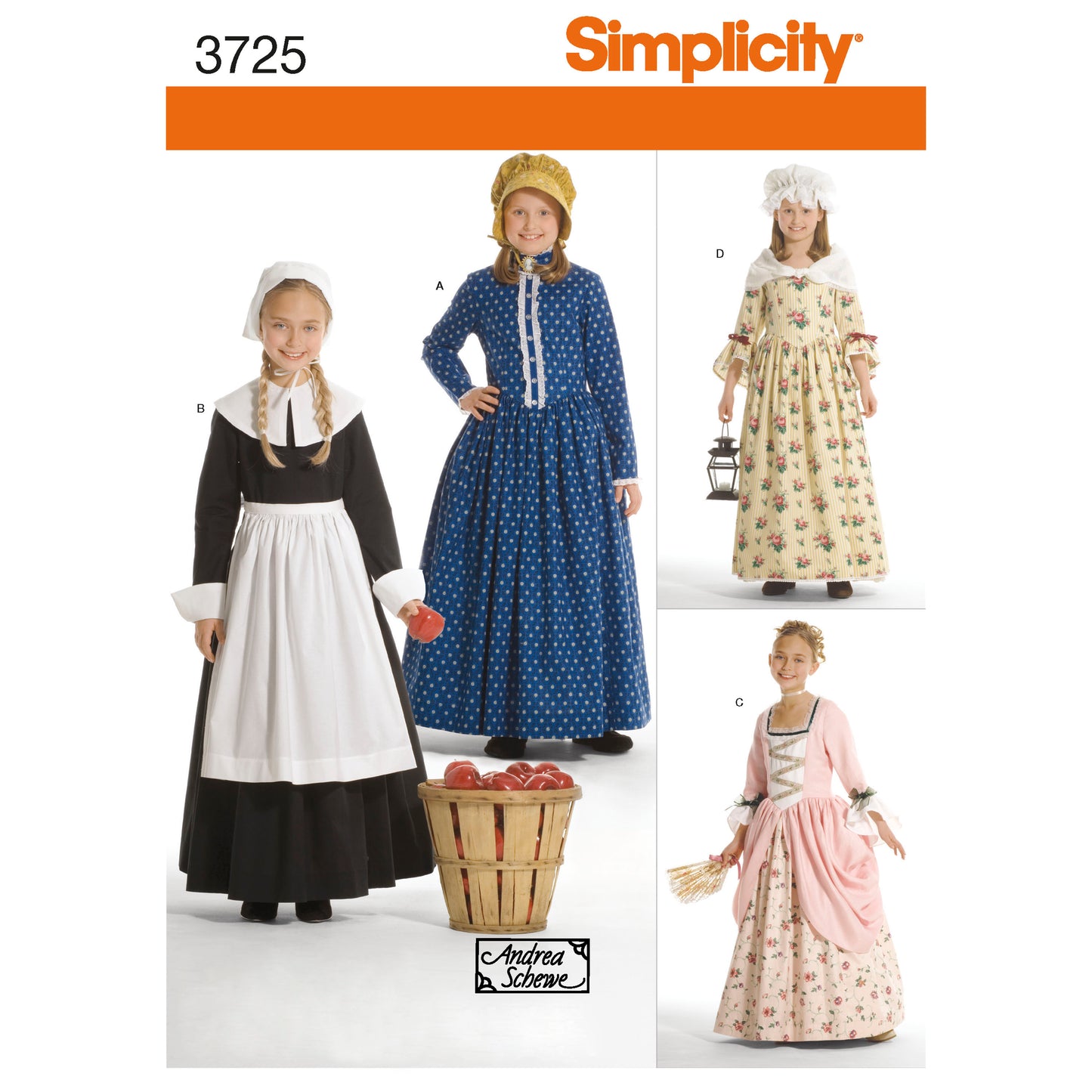 Symønster Simplicity 3725 - Kostume - Pige - Karneval | Billede 6
