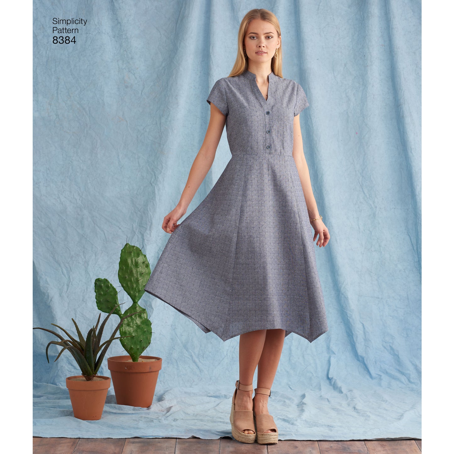 Symønster Simplicity 8384 - Kjole Top Skjorte - Dame | Billede 1
