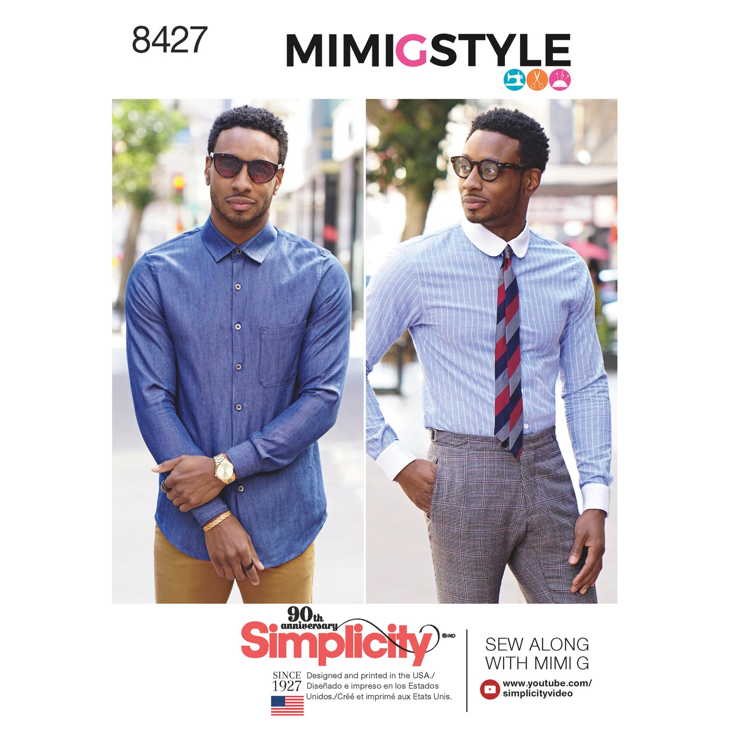 Symønster Simplicity 8427 - Skjorte | Billede 9