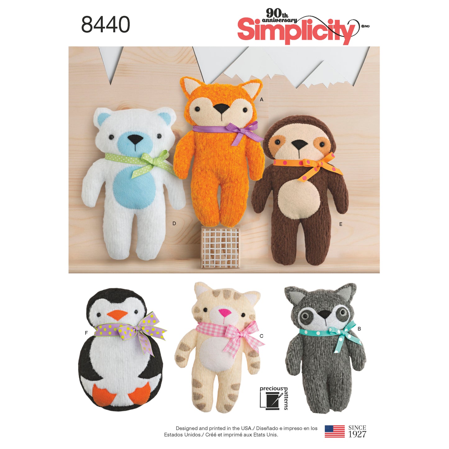 Symønster Simplicity 8440 - Stuffed Craft | Billede 9