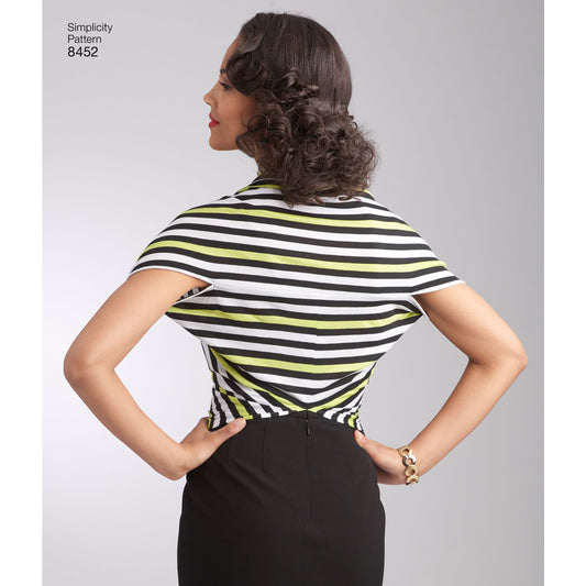 Symønster Simplicity 8452 - Bluse Vintage - Dame | Billede 2