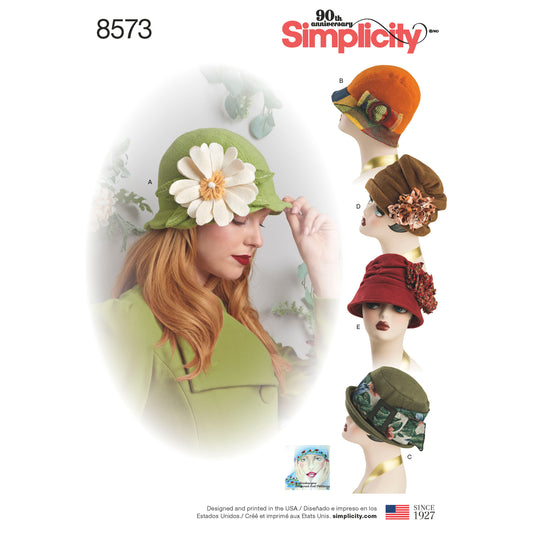 Symønster Simplicity 8573 - Dame - Hat | Billede 1