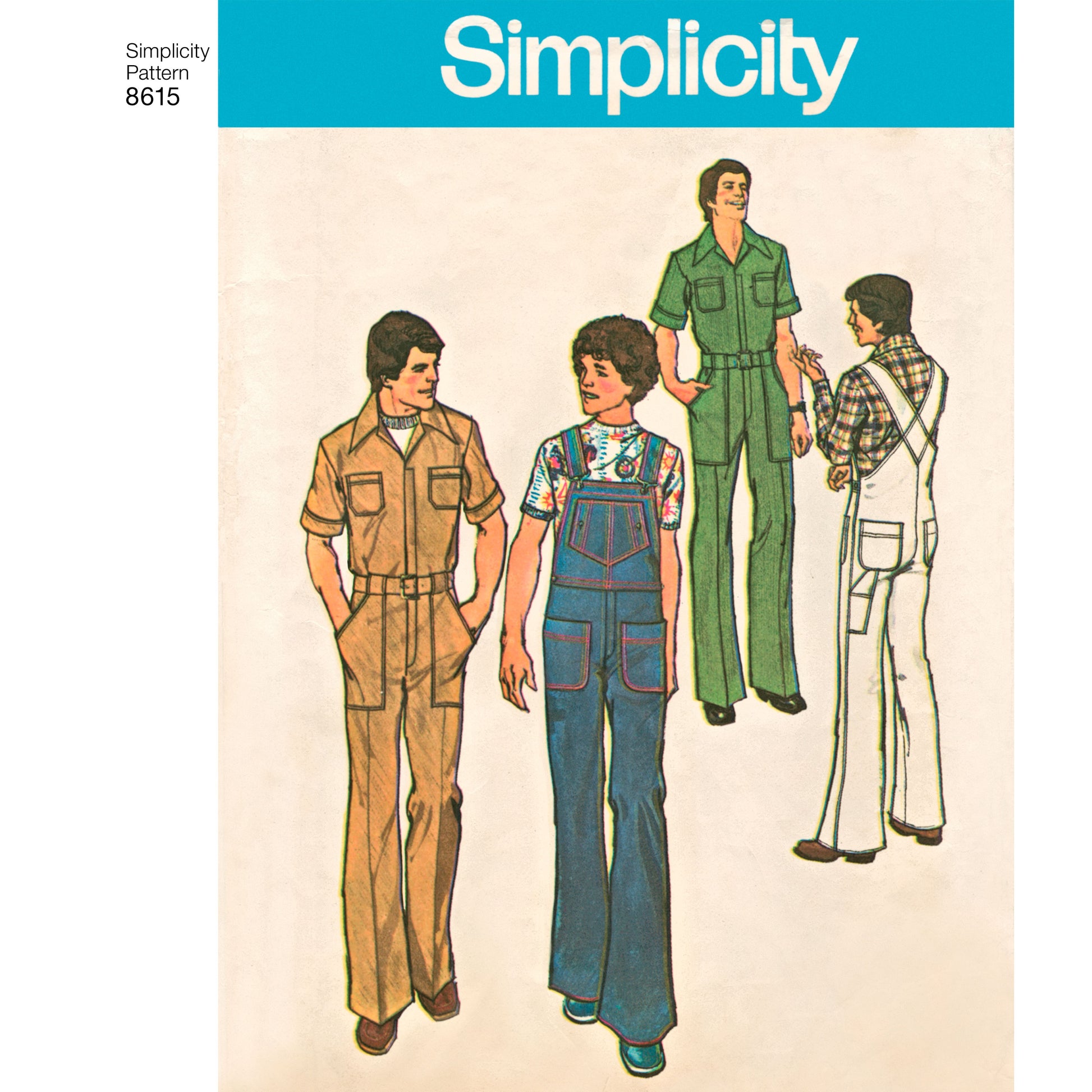 Symønster Simplicity 8615 - Buksedragt Top Bukser Vintage - Dame - Hat | Billede 5