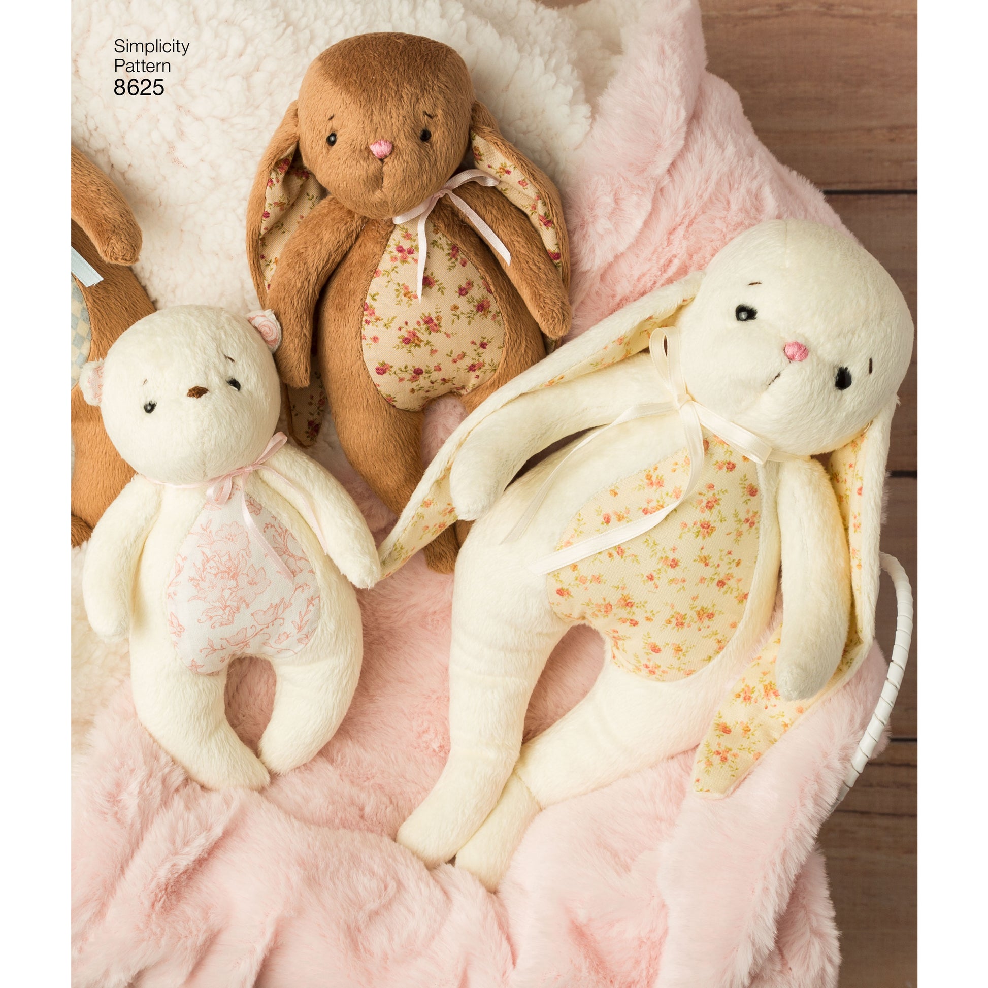 Symønster Simplicity 8625 - Stuffed Animals and Gift Bags | Billede 3