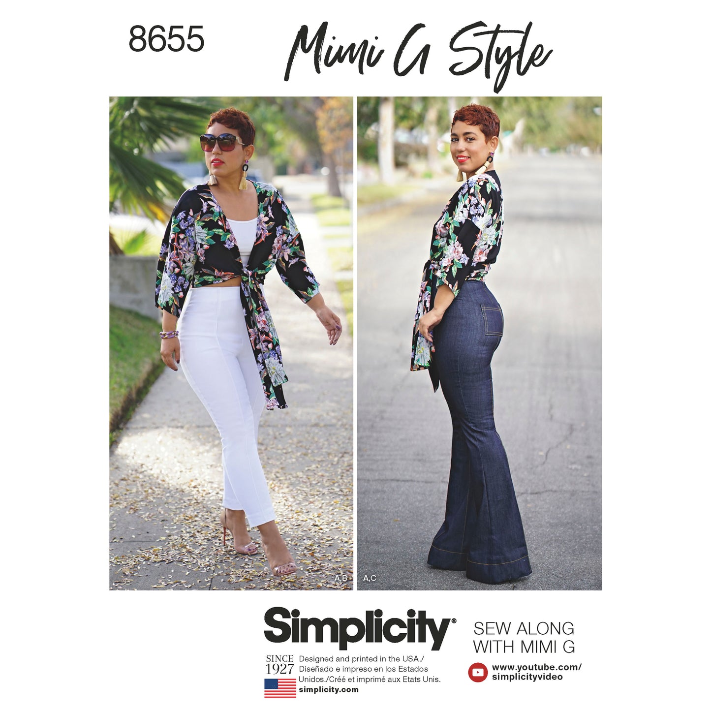 Symønster Simplicity 8655 - Bluse Top Bukser - Dame | Billede 6
