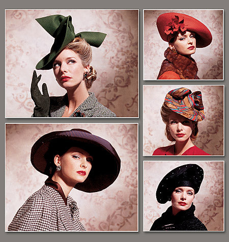 Symønster Vogue Patterns 7464 - Vintage - Rekvisiter Hat | Billede 6