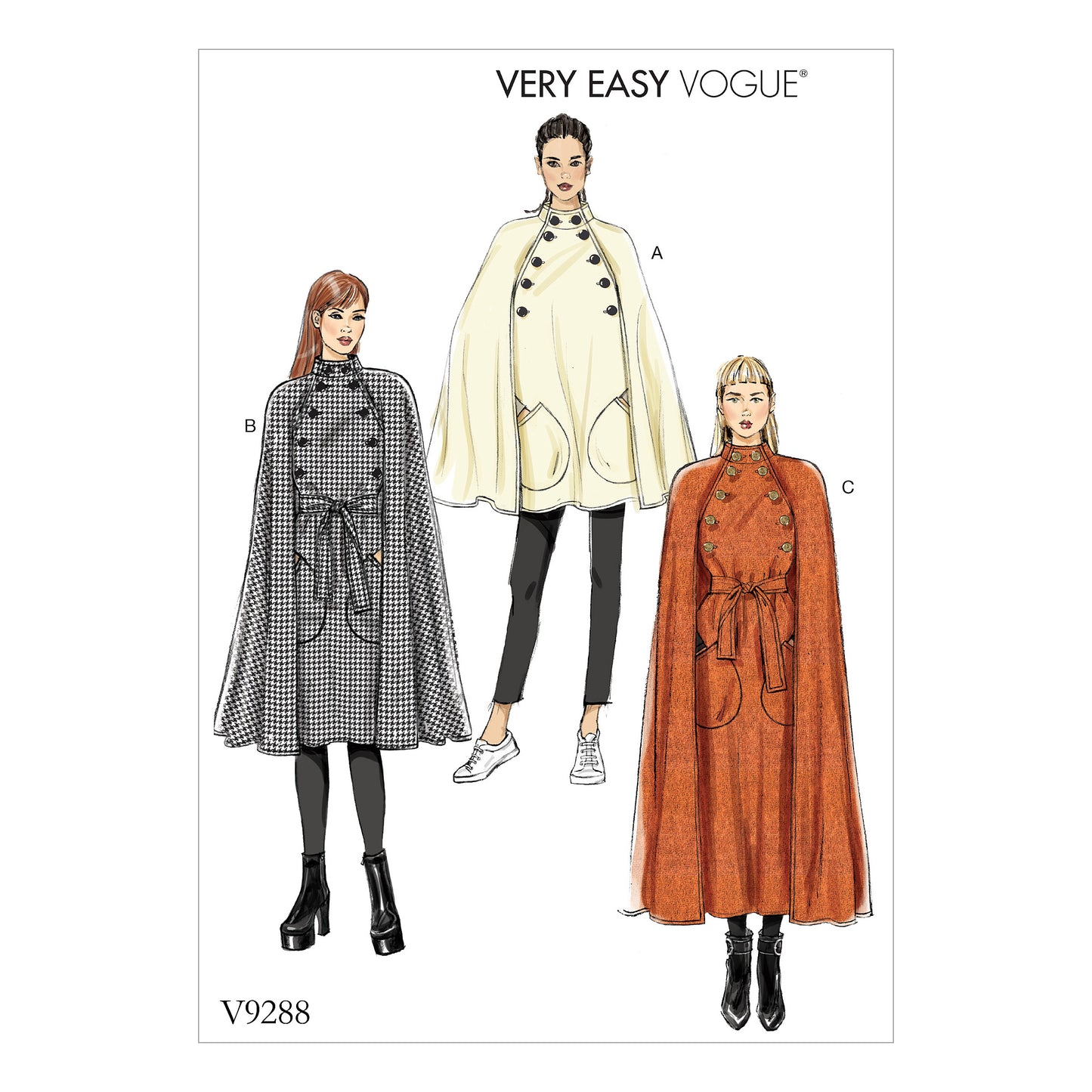Symønster Vogue Patterns 9288 - Frakke - Dame | Billede 7