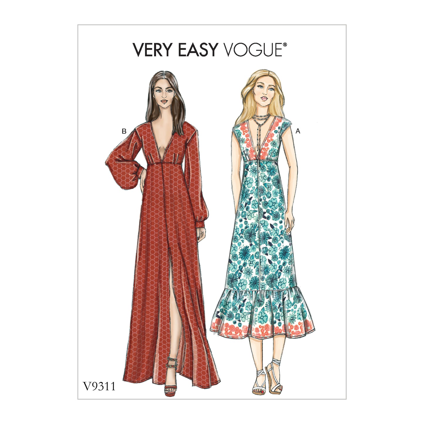 Symønster Vogue Patterns 9311 - Dame | Billede 7