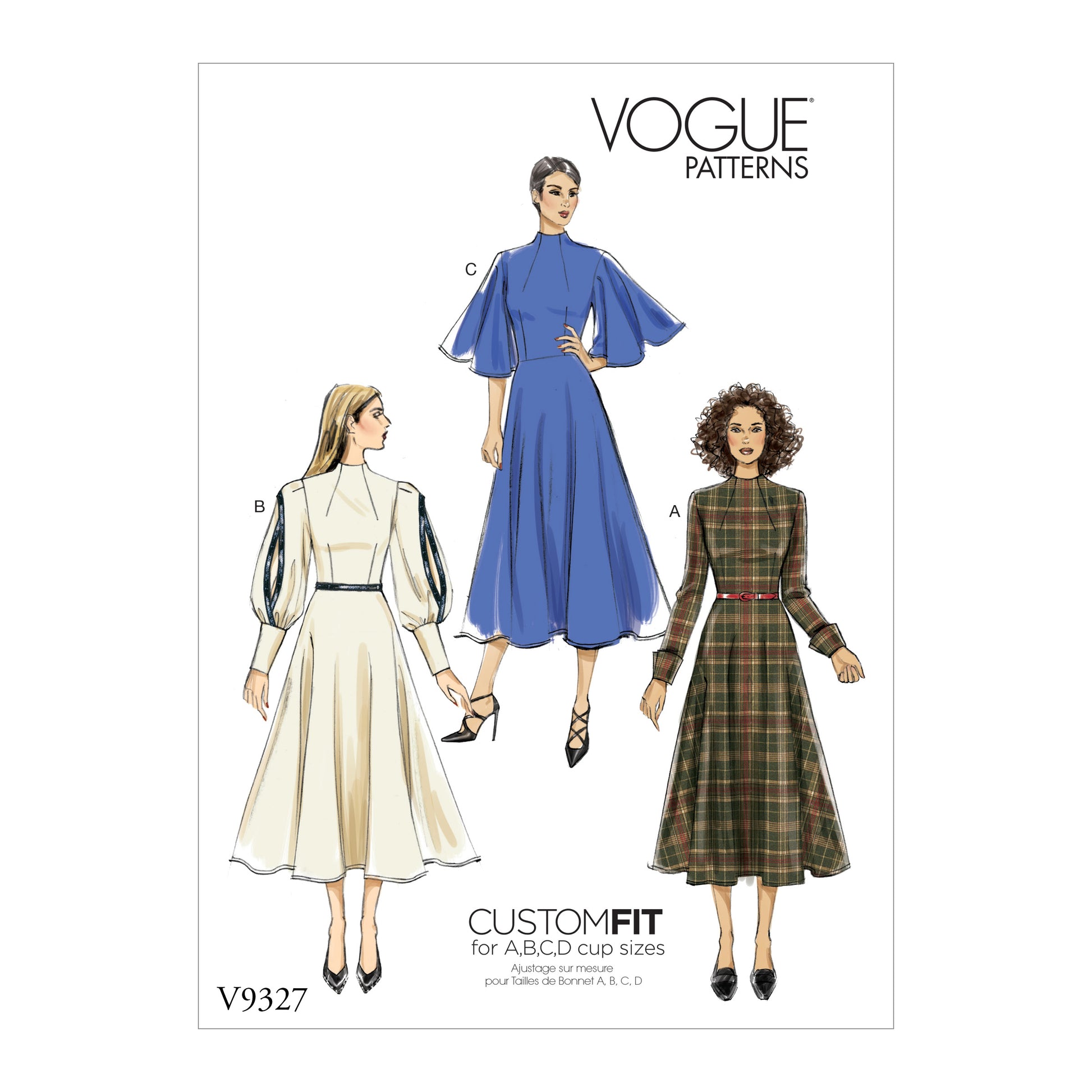 Symønster Vogue Patterns 9327 - Kjole - Dame | Billede 4