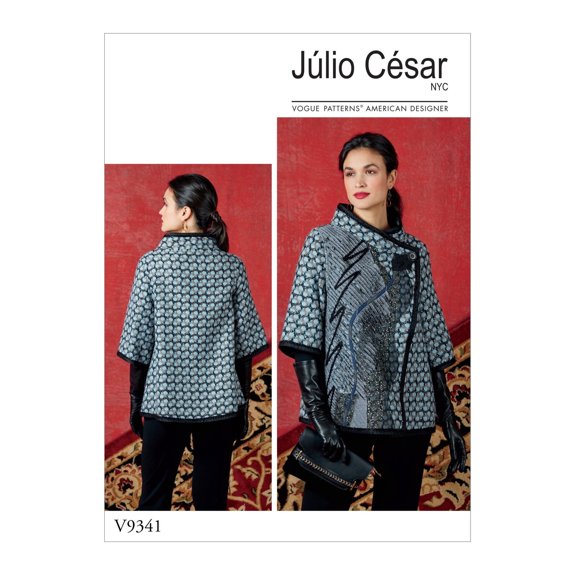 Symønster Vogue Patterns 9341 - Jakke - Dame | Design: Julio Cesar | Billede 4